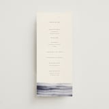 "Stillness" - Wedding Programs in Horizon by Sumak Studio - Front