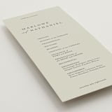 "Astoria" - Wedding Programs in Spring by Kelly Schmidt - Detail