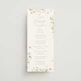 "Brynn" - Wedding Programs in Toffee by Everett Paper Goods - Front