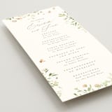 "Brynn" - Wedding Programs in Toffee by Everett Paper Goods - Detail