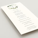 "Greenery" - Wedding Programs in Fern by Susan Moyal - Detail