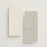 "Hansen" - Wedding Programs in Almond by Stephanie Hawkes - Back of Card Options