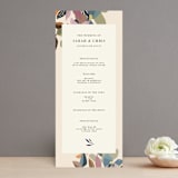 "flower press" - Wedding Programs in Mauve by Peony Rose Design - Front