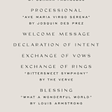 "Wine Label" - Wedding Programs in Stone by Owl and Toad - Detail