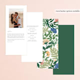 "Floral Garden" - Wedding Programs in Garden by Elly - Back of Card Options