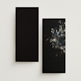 "Vintage Botanical" - Wedding Programs in Midnight by Grace Kreinbrink - Back of Card Options