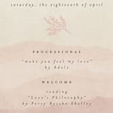 "desert dream" - Wedding Programs in Sand by Maja Cunningham - Detail