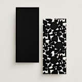 "Paire" - Wedding Programs in Tuxedo by Kate Ahn - Back of Card Options