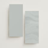 "Corner" - Wedding Programs in Sky by Kelly Schmidt - Back of Card Options