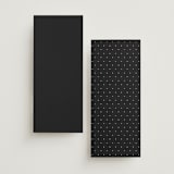 "Simply Classic" - Wedding Programs in Ebony by Laura Hamm - Back of Card Options