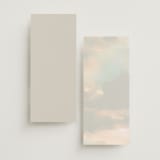 "Daybreak" - Wedding Programs in Dove by Olivia Kanaley Inman - Back of Card Options