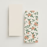 "Charming" - Wedding Programs in Almond by GeekInk Design - Back of Card Options
