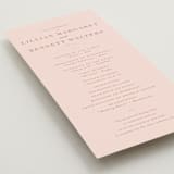 "Charleston" - Wedding Programs in Blush by Megan Davis - Detail