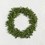 "Green felt table wreath" - Wreaths in multicolor by Decomundo Home