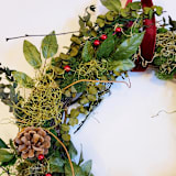 "Holiday Eucalyptus Green Wreath" - Wreaths in green by AlisonJerry
