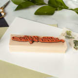 "Invitation to Follow Stamp" - Rubber Stamps in white by Paper Sushi
