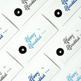 "Happy Hanukkah To From Tag Stamp" - Rubber Stamps in black by The Homebody Society