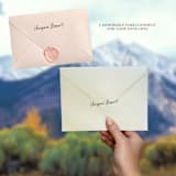 "Custom Wedding Stamp | Self-Inking Custom Text Stamp" - Rubber Stamps in black by Samantha Malvey