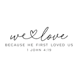 "We Love Wedding Stamp | Self-Inking | Black Ink" - Rubber Stamps in multicolor by Casey Harp