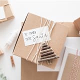 "Santa Stamp for Christmas Gift Tags Personalized With Your Child's Name" - Rubber Stamps in multicolorassorted-colors by The Homebody Society