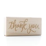 "Thank You Stamp 1" - Rubber Stamps in black by Paper Sushi