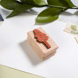 "Pine Tree Rubber Stamp" - Rubber Stamps in natural by Paper Sushi