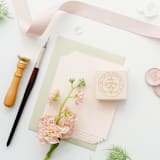 "Thank You For Celebrating With Us Circle Stamp" - Rubber Stamps in multicolor by Paper Sushi