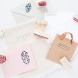 "Wedding Invitation Stamp | 4x4 Custom Stamp | Send Your Design" - Rubber Stamps in multicolorassorted-colors by Alyssa Cook