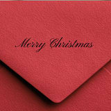 "Merry Christmas Stamp | Self-Inking Stamp" - Rubber Stamps in black by Samantha Malvey