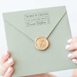 "Classic Return Address Stamp | Personalized Address Invitation Stamp" - Address Stamps in multicolorassorted-colors by Alyssa Cook