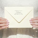 "Married Address Stamp | Self Inking Return Address Stamp" - Address Stamps in black by Samantha Malvey