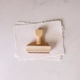 "Holiday Address Stamp No. 11" - Address Stamps in gray by Tara Grangroth