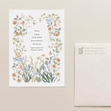 "SELF-INK 'Wild Clematis' Address Stamp | Hickory Smoke Ink Color" - Address Stamps in multicolorassorted-colors by Tara Grangroth