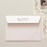 "Holiday Address Stamp No. 1" - Address Stamps in gray by Tara Grangroth