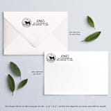"Custom Texas Address Stamp | Self-Inking | Black Ink" - Address Stamps in black by Casey Harp