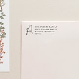 "SELF INKING Holiday Address Stamp No. 2" - Address Stamps in gray by Tara Grangroth