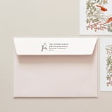 "SELF INKING Holiday Address Stamp No. 2" - Address Stamps in gray by Tara Grangroth