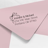 "Ribbon Address Stamp" - Address Stamps in multicolorassorted-colors by Paper Sushi