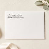 "Traditional Nativity Return Address Stamp | Wood Handle Stamp" - Address Stamps in multicolorassorted-colors by Sara Luke