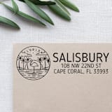 "Custom Florida Address Stamp | Self-Inking | Black Ink" - Address Stamps in black by Casey Harp