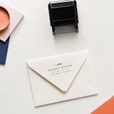 "Fresh Catch Stamp - Vintage Fish Address Stamp | Self-inking Stamp" - Address Stamps in multicolorassorted-colors by Sara Luke