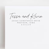 "Two Names Stamp - Couples Script Address Stamp | Self-inking Stamp" - Address Stamps in multicolorassorted-colors by Sara Luke