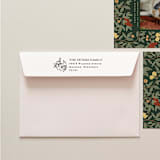 "Holiday Address Stamp No. 15" - Address Stamps in black by Tara Grangroth