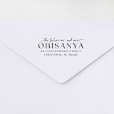 "Future Mr and Mrs Stamp - Wedding Address Stamp | Self-inking Stamp" - Address Stamps in multicolorassorted-colors by Sara Luke