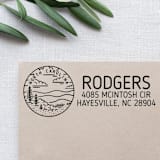 "Custom North Carolina Address Stamp | Self-Inking | Black Ink" - Address Stamps in black by Casey Harp