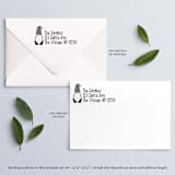 "Custom Holiday Gnome Address Stamp | Self-Inking | Black Ink" - Address Stamps in black by Casey Harp