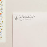"SELF INKING Holiday Address Stamp No. 7" - Address Stamps in gray by Tara Grangroth