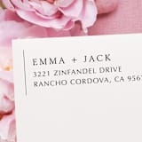 "First Names Address Stamp | Self Inking Return Address Stamp" - Address Stamps in black by Samantha Malvey