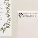 "Vintage Roses Address Stamp" - Address Stamps in multicolorassorted-colors by Tara Grangroth