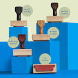 "Romantic Modern Address Stamp | Customizable Stamp for Wedding Invitations" - Address Stamps in multicolorassorted-colors by Alyssa Cook